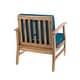 preview thumbnail 18 of 27, Perla Acacia Wood 7-piece Outdoor Chat Set by Christopher Knight Home