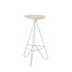 preview thumbnail 19 of 49, Trinity Modern Round Metal Backless Bar Stool with Hairpin Legs and Integrated Footrest for Kitchen Island & Home Bar Brown