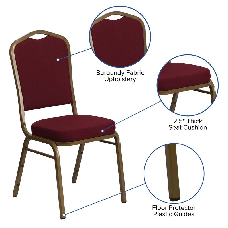Crown Back Stacking Banquet Chair