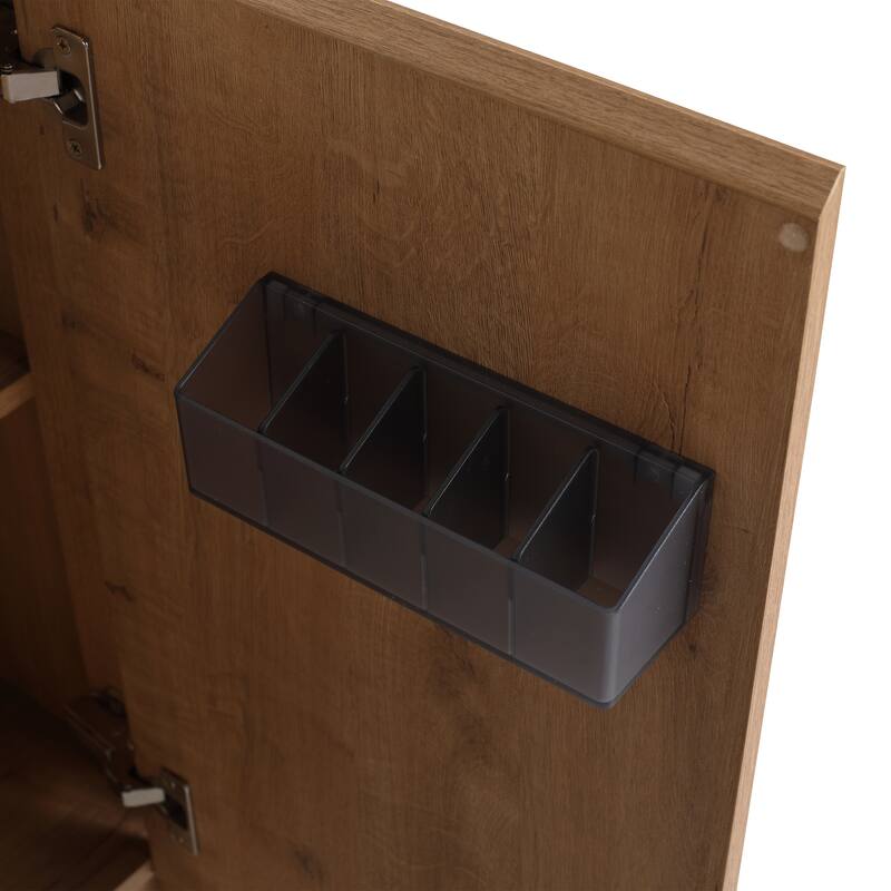Beingnext 24"/30"/48"/60" Bathroom Vanity with Sink, Freestanding Bathroom Vanity with Soft Close Door