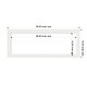 preview thumbnail 18 of 36, Amanti Art Vanity White Narrow Framed Dry Erase Magnetic Board 39 x 15 in