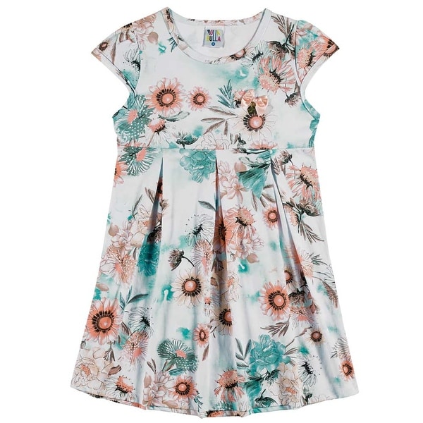 Girls Dress Kids Flower Sundress Pulla Bulla Sizes 2-10 Years
