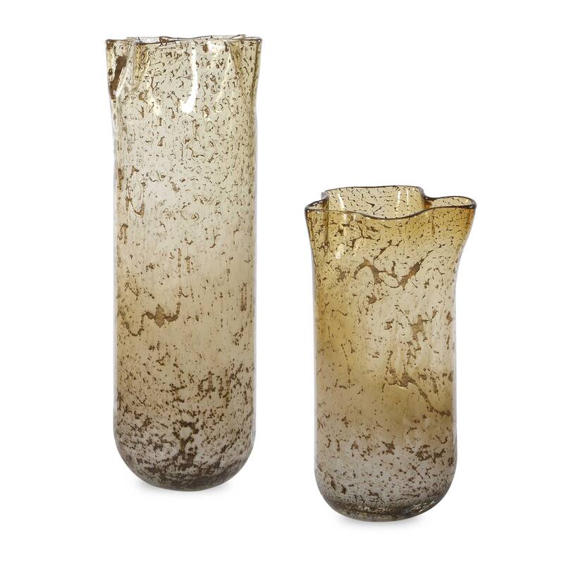 Uttermost Rhine Seeded Glass Vases (Set of 2)