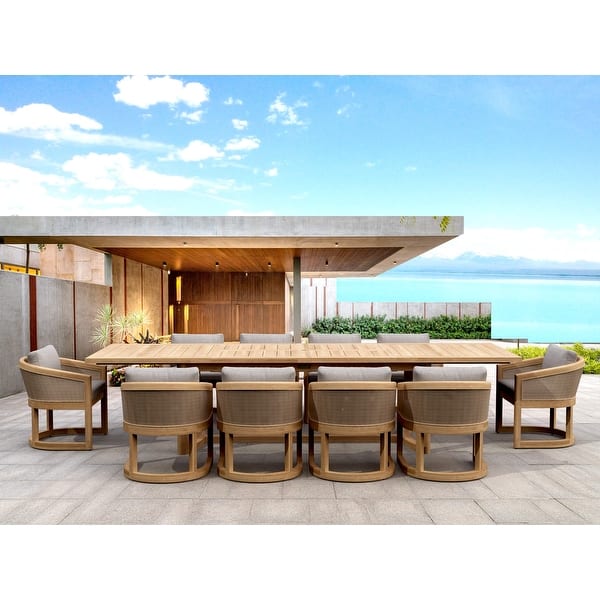 slide 2 of 17, SET-337 11-pc Catania Dining Set