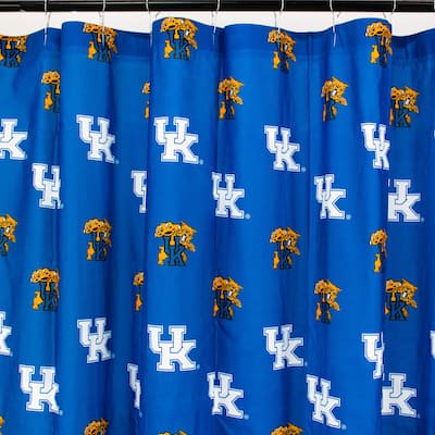 Kentucky Wildcats Printed Shower Curtain Cover - 70" x 72"