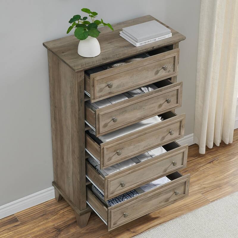 5 Drawer Dresser for Bedroom