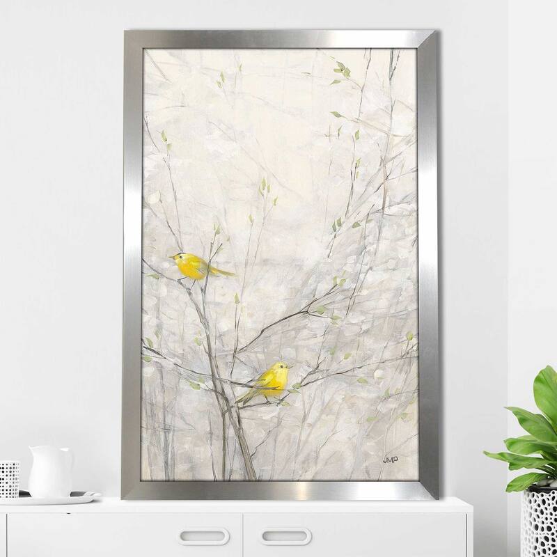 "Birds in Trees II" by Julia Purinton Print on Acrylic.