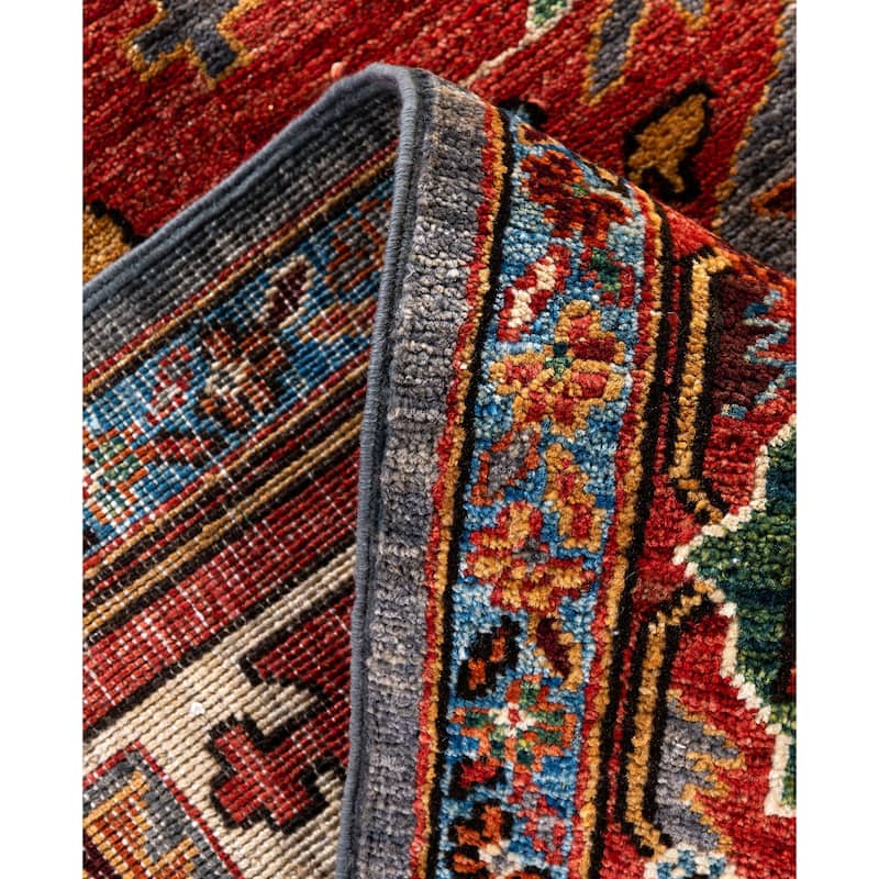 Serapi One-of-a-Kind Hand-Knotted Area Rug - Gray - 9' 3" x 11' 9"