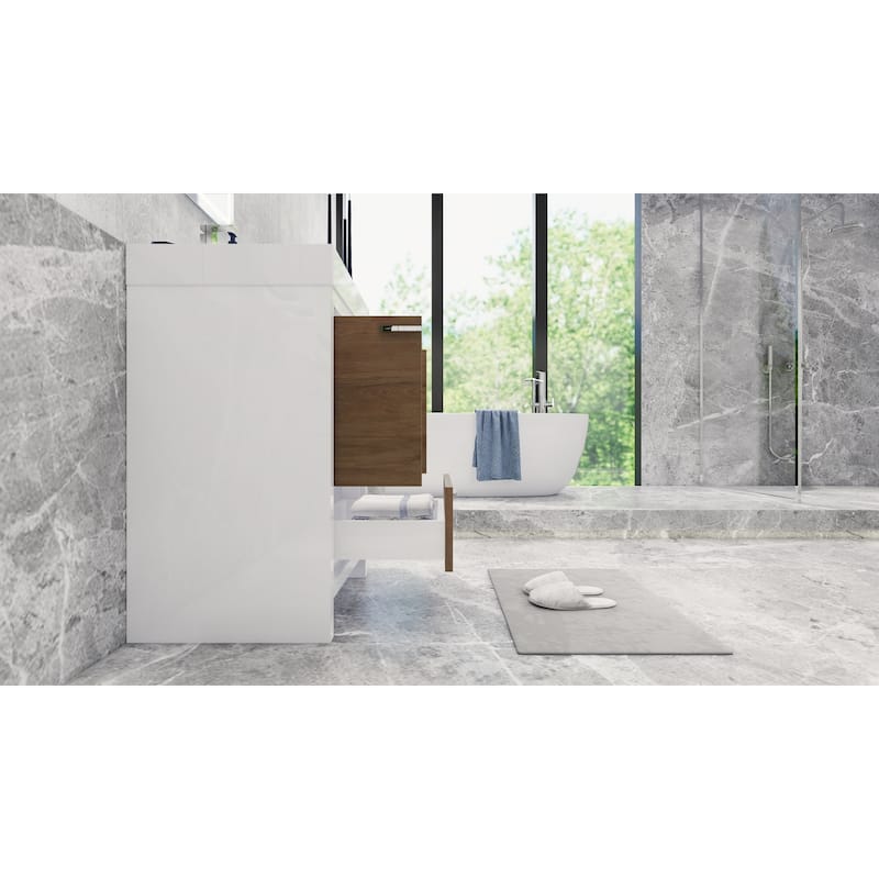 Dove 24'' Freestanding Vanity with Reinforced Acrylic Sink