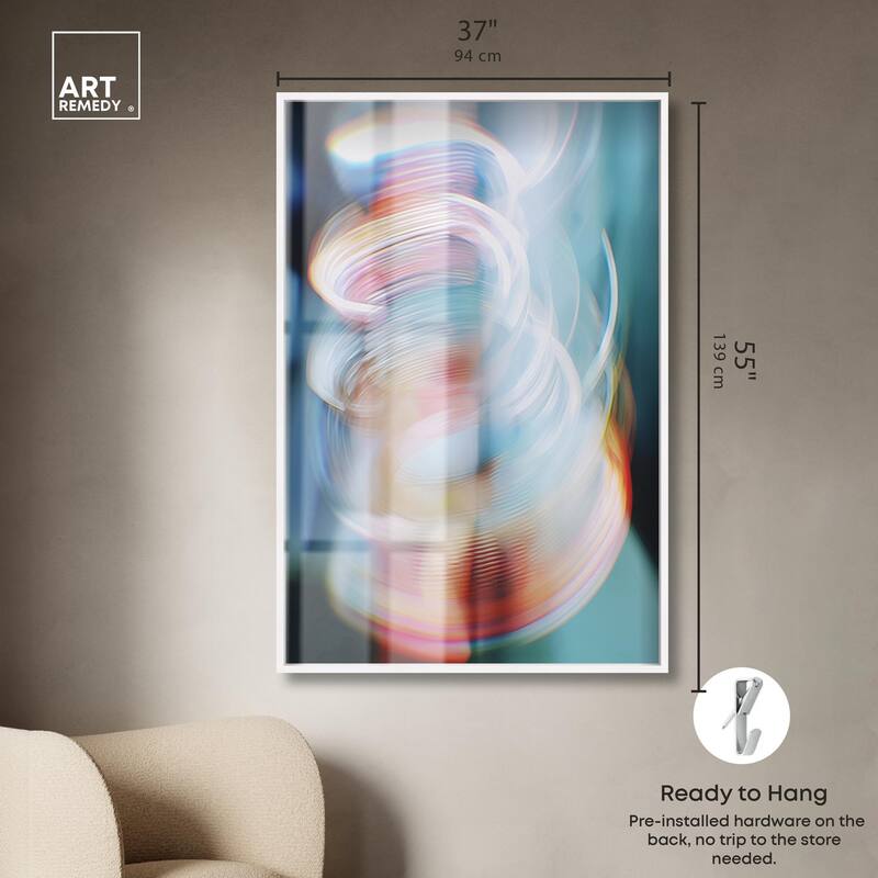 Swirling Light II Shadowbox by Art Remedy