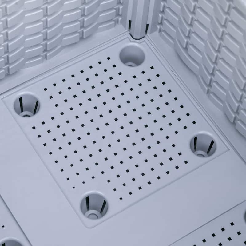 Anmytek Outsunny 2 Piece Raised Garden Bed with Legs, Self-Watering Planter Box Raised Bed to Grow Flowers