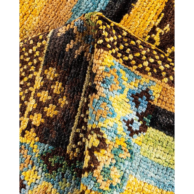 Overdyed, One-of-a-Kind Handmade Area Rug - Multi - 4' 5" x 6' 2"