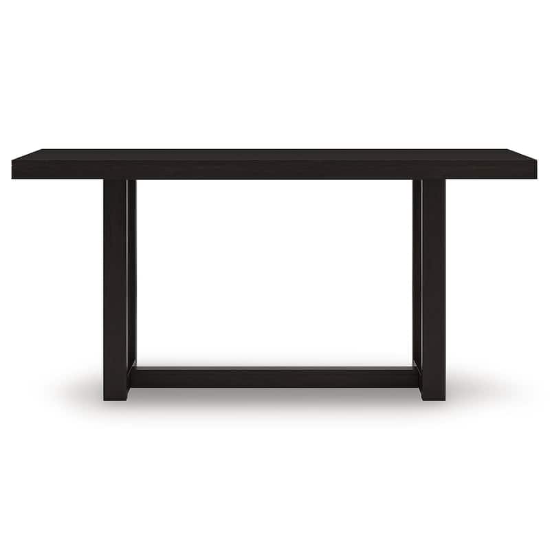 Signature Design by Ashley Neymorton Dark Brown Counter Height Dining Table - 36" W x 76" D x 36" H