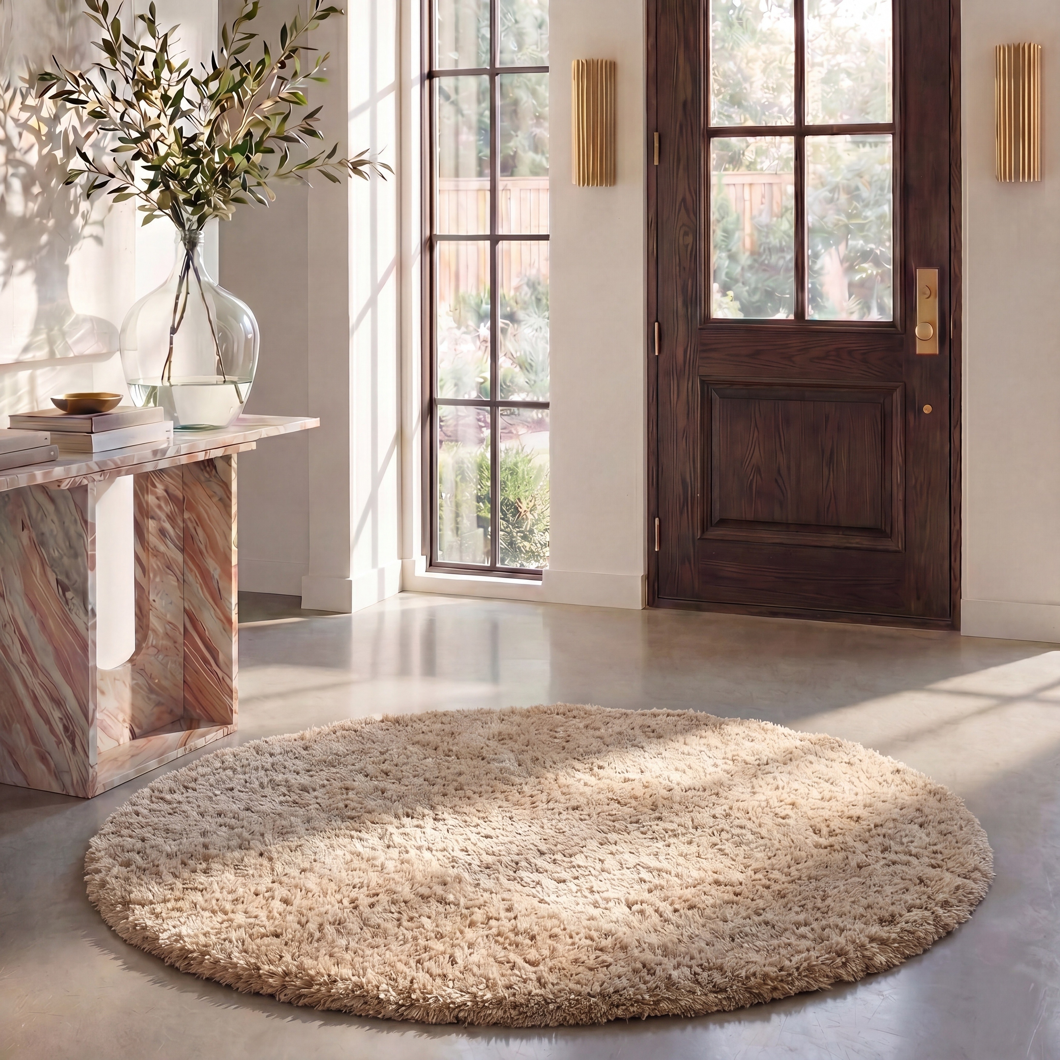 SAFAVIEH Handmade Venice Shag Djenka 3-inch Thick Rug - On Sale