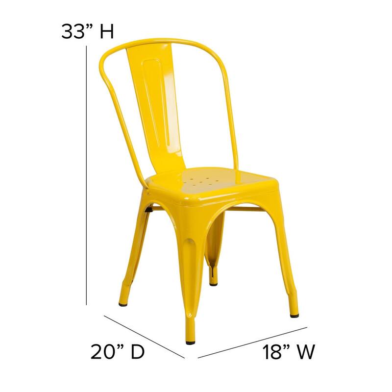 All-Weather Commercial Stack Chair & Poly Resin Seat