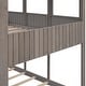 preview thumbnail 33 of 33, Full Over Full Wooden Bunk Bed with Roof, Window, Guardrail and Ladder