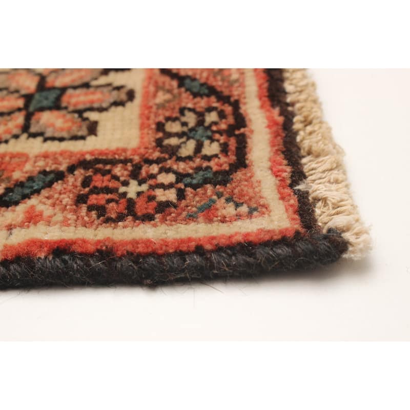ECARPETGALLERY Hand-knotted Andelz Brown Wool Rug - 4'0 x 12'2