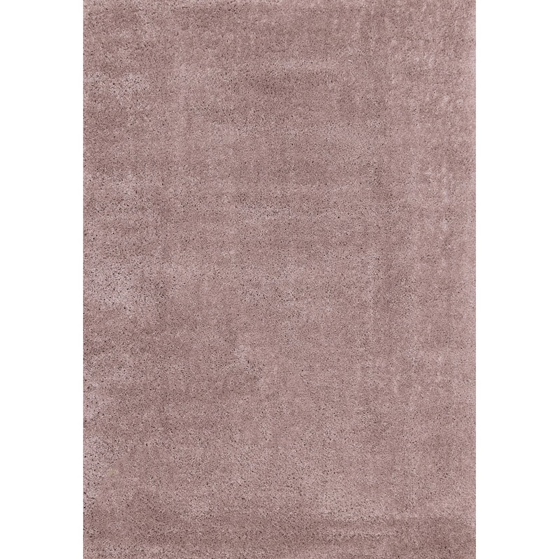 HomeRoots Solid Color Modern Rectangle Area Rug - 4' X 6'