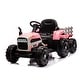 preview thumbnail 10 of 25, Ride on Tractor with Trailer,24V Battery Powered Electric Tractor Toy, electric car for kids