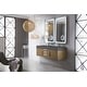 preview thumbnail 6 of 13, James Martin Vanities Mercer Island 59" Double Vanity, Latte Oak with Brushed Nickel Hardware