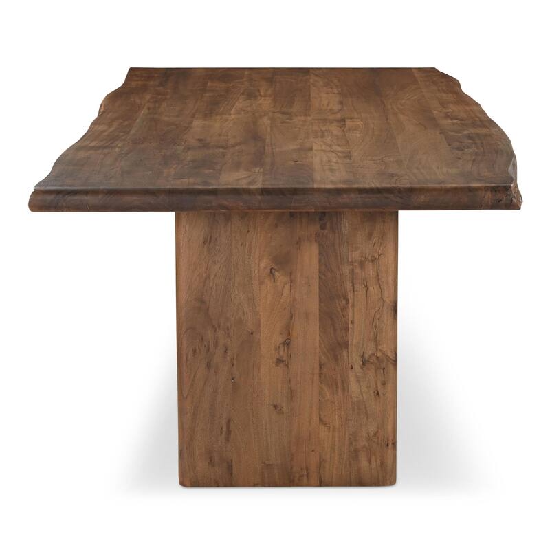 NADAAL STUDIOS Jorah, Large Wooden Dining Table, Brown