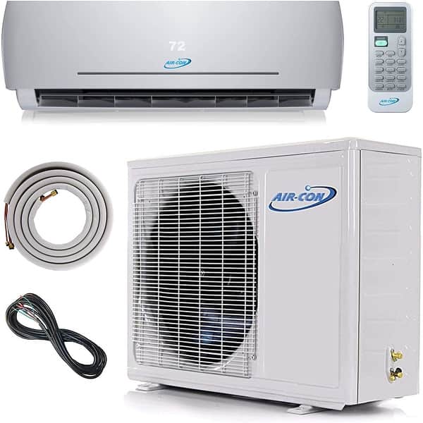 slide 1 of 3, Air-Con Blue Series 3 9000 BTU Ductless Mini Split 230V Air Conditioner