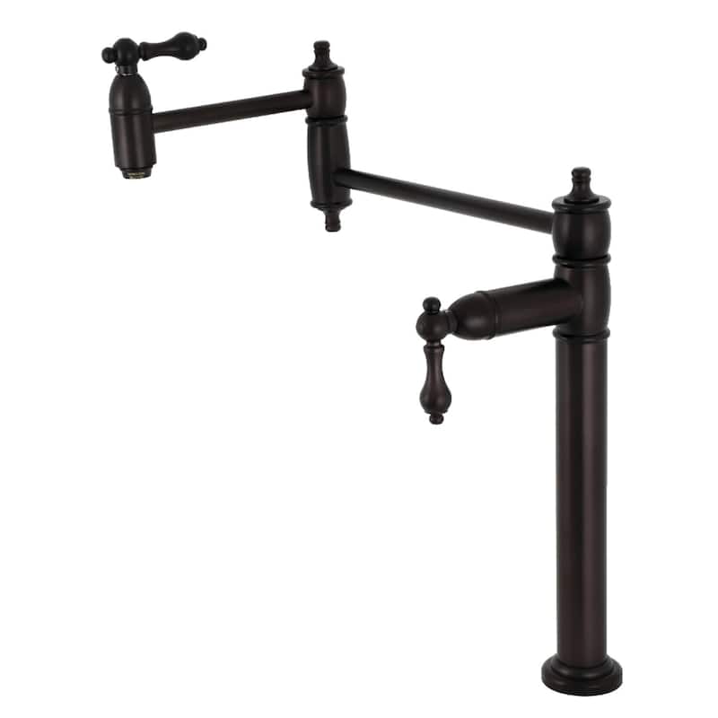 Kingston Brass KS370.AL Restoration 3 GPM Single Hole Pot Filler with