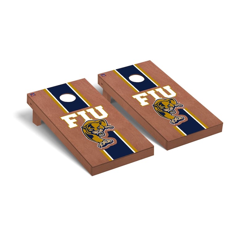 Florida University FIU Panthers 2x4 Pro Cornhole Boards - V2 - Include Team Logo Bags