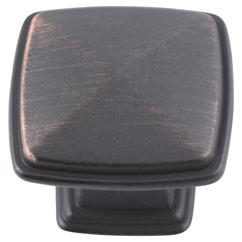 Stone Mill Hardware - Oil Rubbed Bronze Providence Cabinet Knobs (Pack of 5)