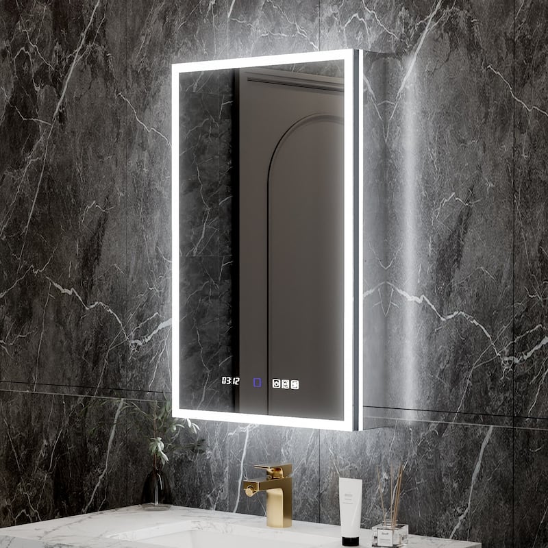 Modland 20x32" LED Recessed or Surface Medicine Cabinet with Mirror
