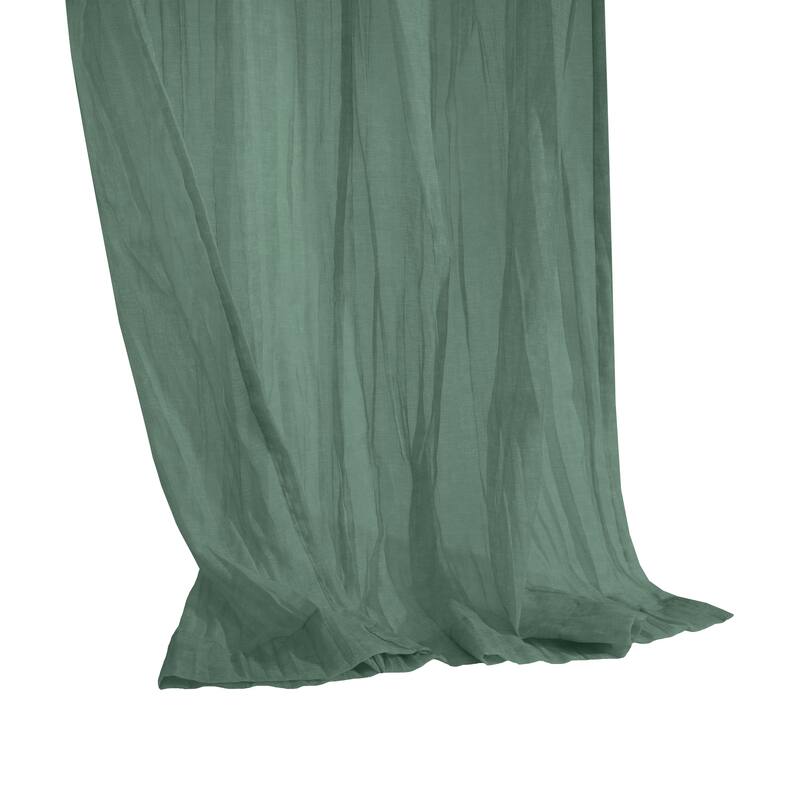 Paloma Sheer Dual Header Curtain Panel