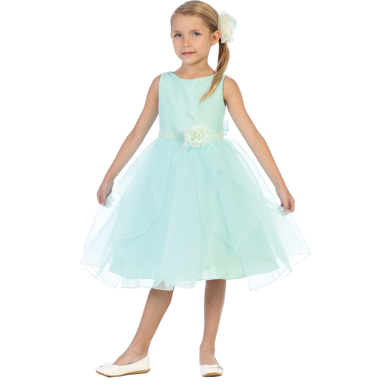 girls mint dress