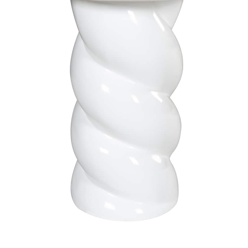 SAFAVIEH Couture Noelly Concrete Accent Table - 14"W x 14"D x 18"H