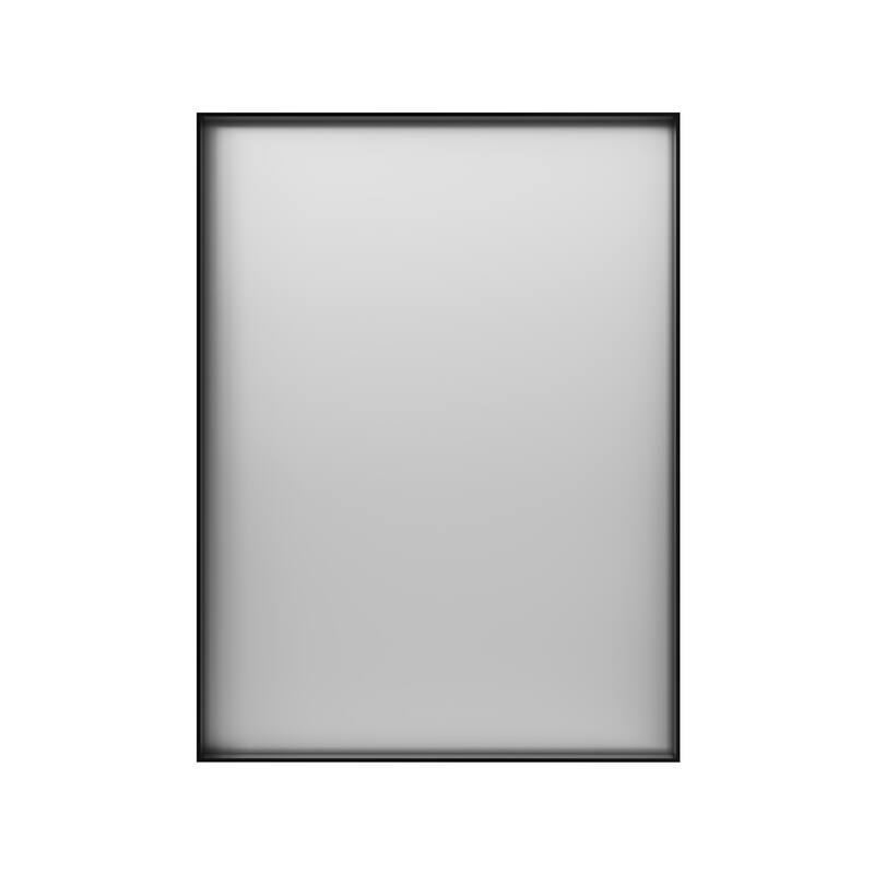 TOOLKISS Aluminum Alloy Round & Right Angle Frame Vanity Mirror