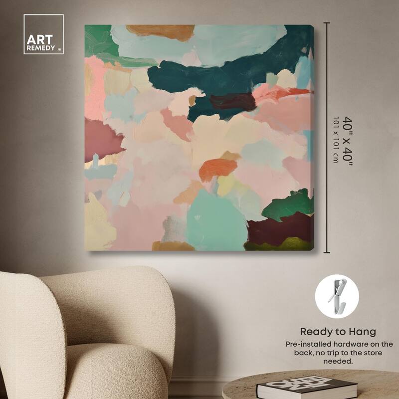 Brushed Beauty IV Canvas by Art Remedy, Gallery Wrapped