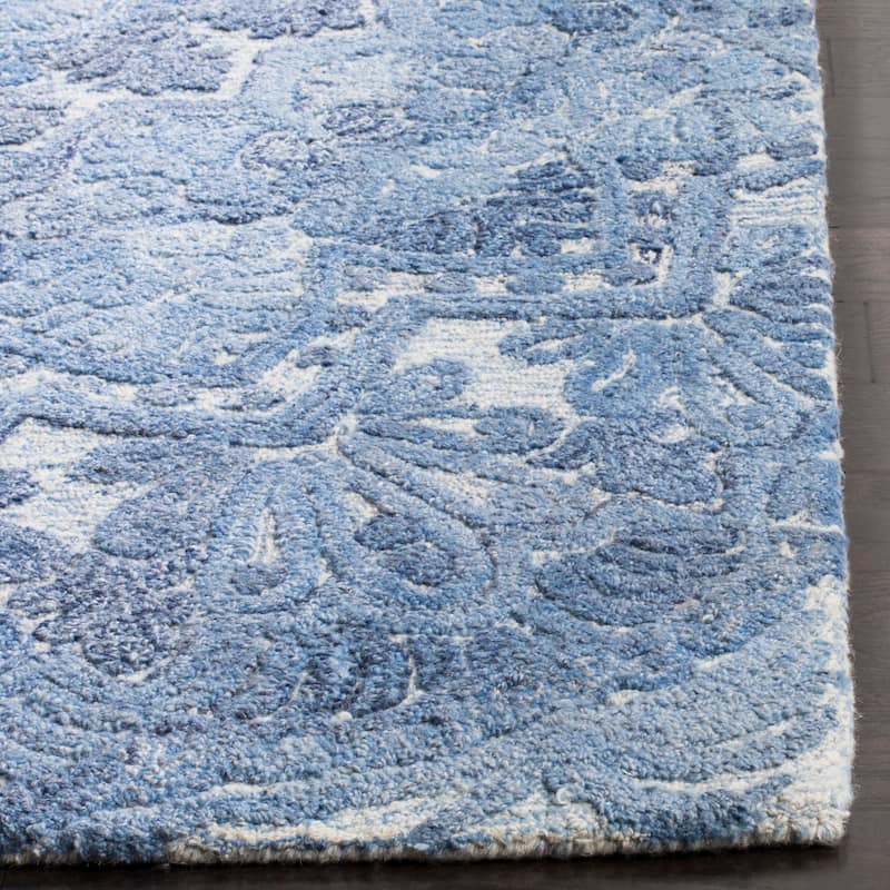 SAFAVIEH Handmade Marquee Genta Modern Medallion Wool Rug
