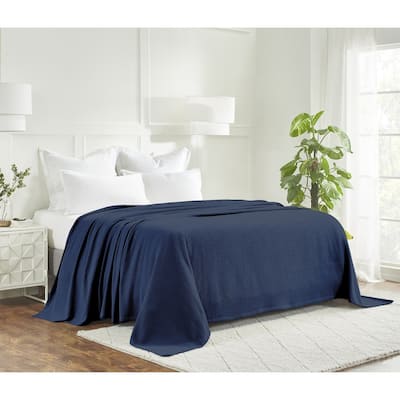 Superior Waffle Weave Honeycomb Knit Soft Cotton Blanket