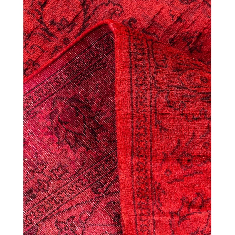 Fine Vibrance, One-of-a-Kind Hand-Knotted Runner Rug - Pink, 2' 8" x 12' 0" - 2' 8" x 12' 0"