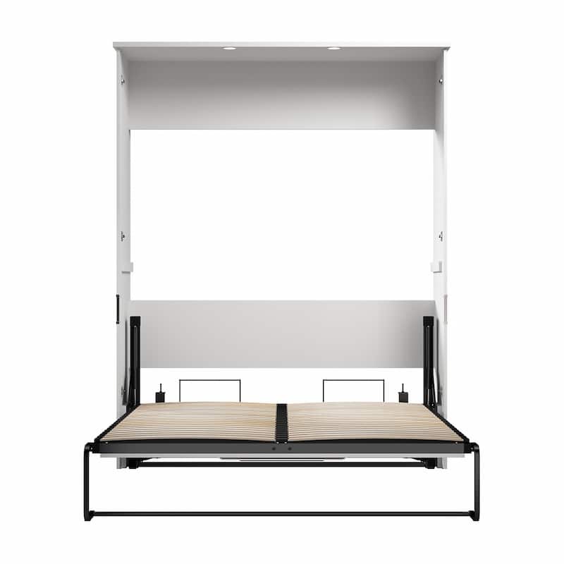 Bestar Lumina 68W Queen Murphy Bed for Multipurpose Space