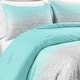 preview thumbnail 3 of 18, Lush Decor Glitter Ombre Metallic Print Comforter Set