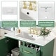 preview thumbnail 61 of 70, GDFStudio - Aurea 36" Bathroom Vanity with Ceramic Sink, Soft-Close Door & 3 Drawers