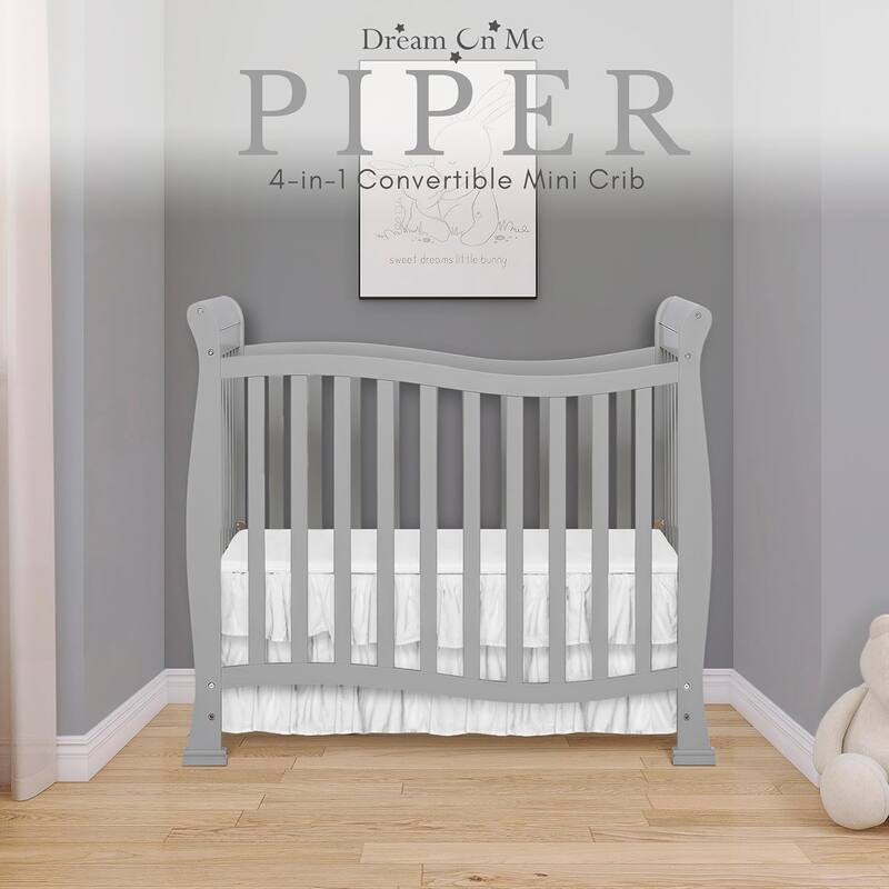 Dream On Me Violet 4-In-1 Convertible Mini Crib