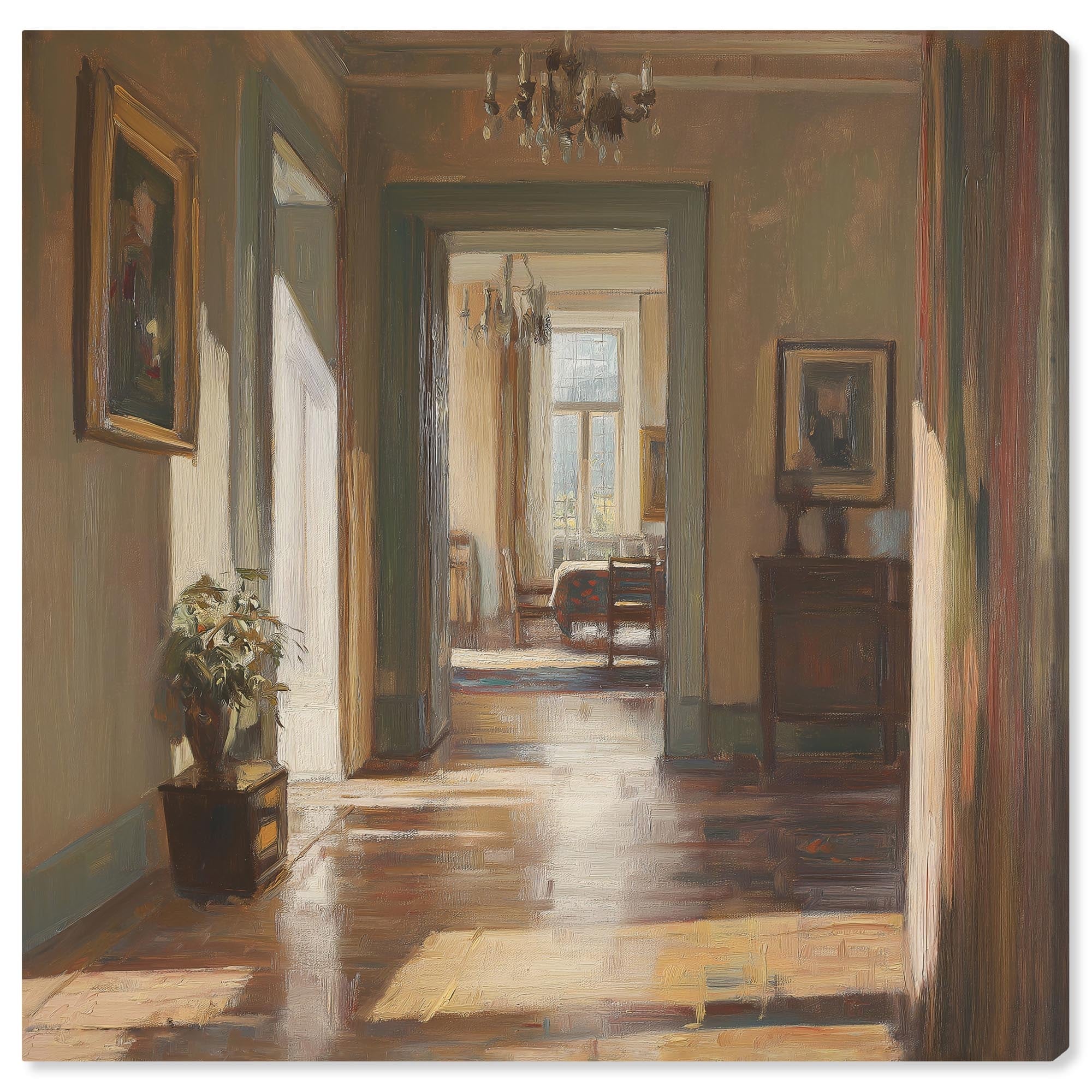 Room's Radiant Canvas by Art Remedy, Gallery Wrapped