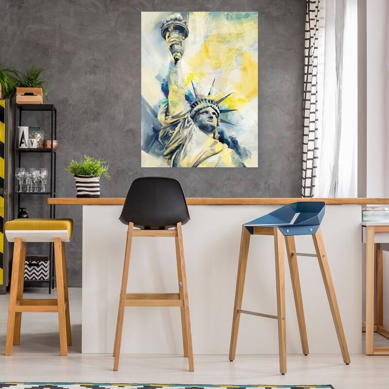 Lady Liberty By Studio Arts Canvas Art Print