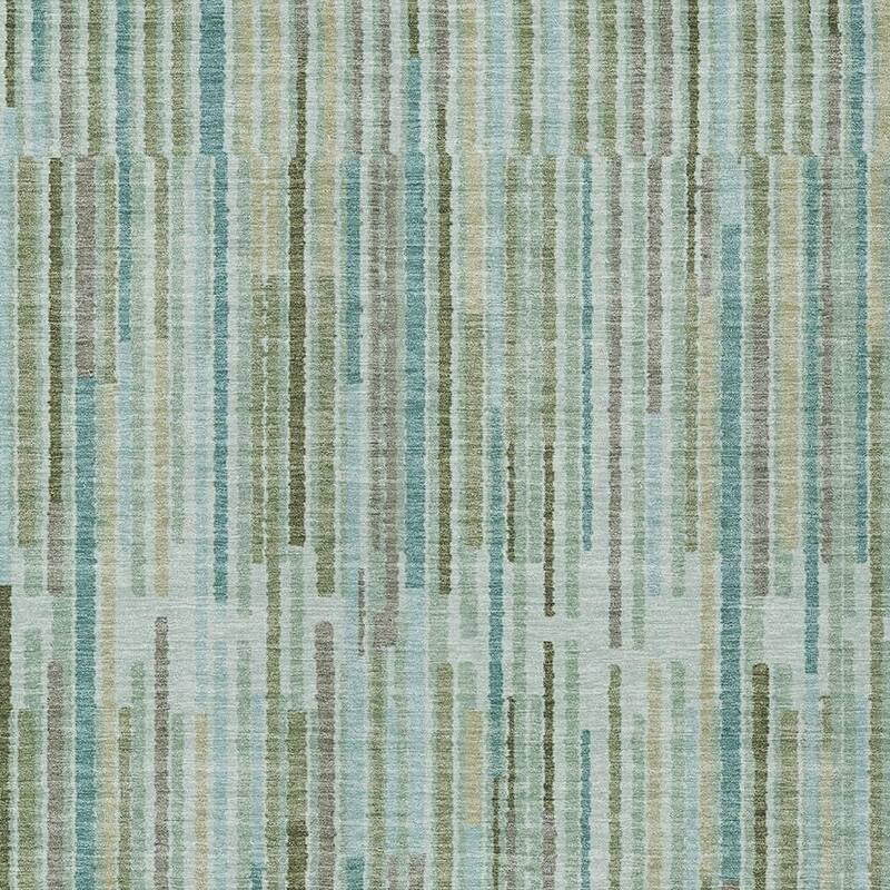 HomeRoots Striped Transitional Rectangle Outdoor Rug