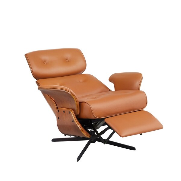 Art Leon Top Grain Leather Recliner Lounge Chairs (Set of 2