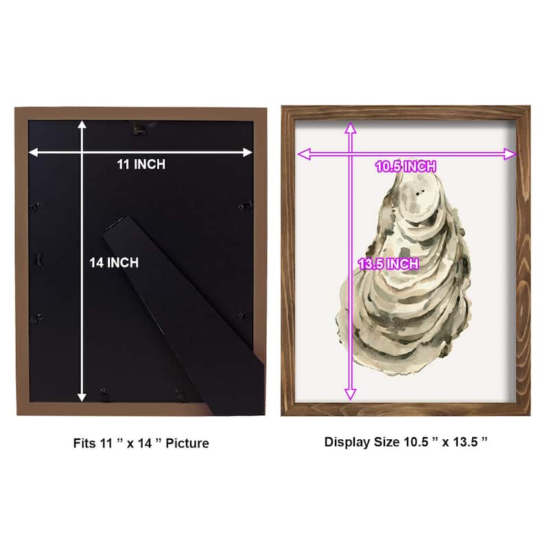 Neutral Oyster Study I -Framed Print w/glass-Cherry Red