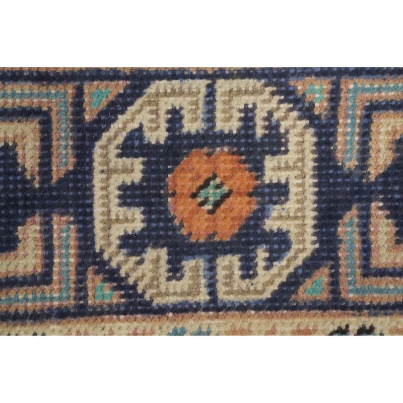 Hand Knotted Oriental 100% Wool Carpet Traditional Medallion Green Tabriz Area Rug - 5' 10'' X 4' 4''
