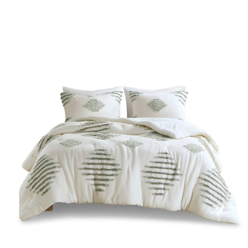 GDF Studio - Tahli Cotton Blend Chenille Comforter Set