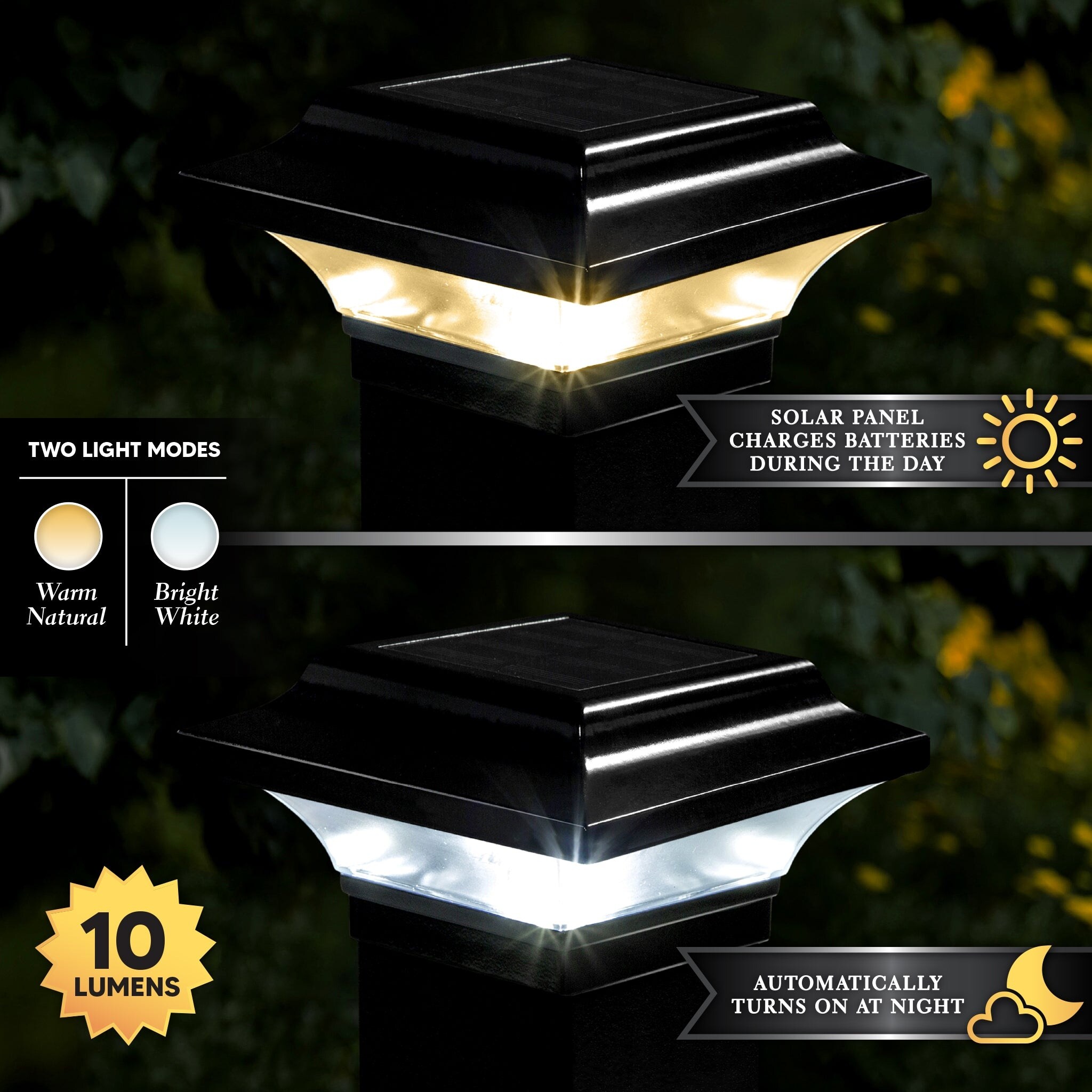 Classy Caps 2.5 x 2.5 Imperial Solar Post Cap Set of 2 On Sale